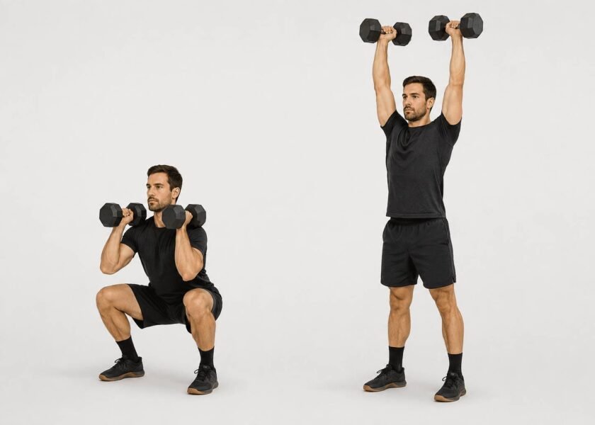 Dumbbell-Thruster